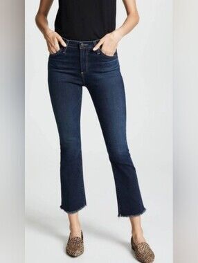 AG Adriano Goldschmied Women's Jodi Crop Flare Jeans Size 30